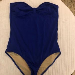 J. Crew Beautiful blue one piece swimsuit